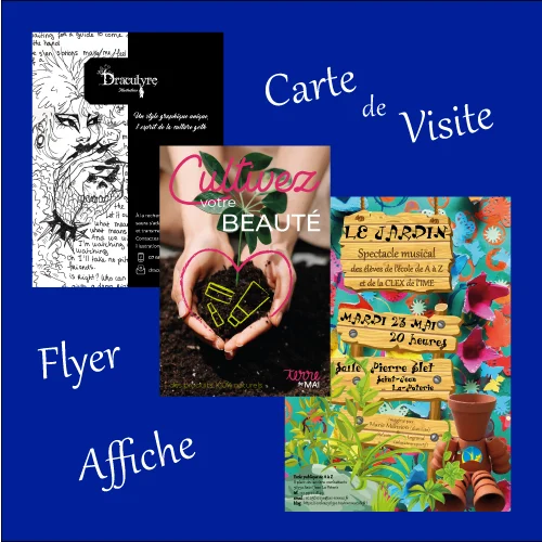 Supports de communication print GyKrea Communication Redon